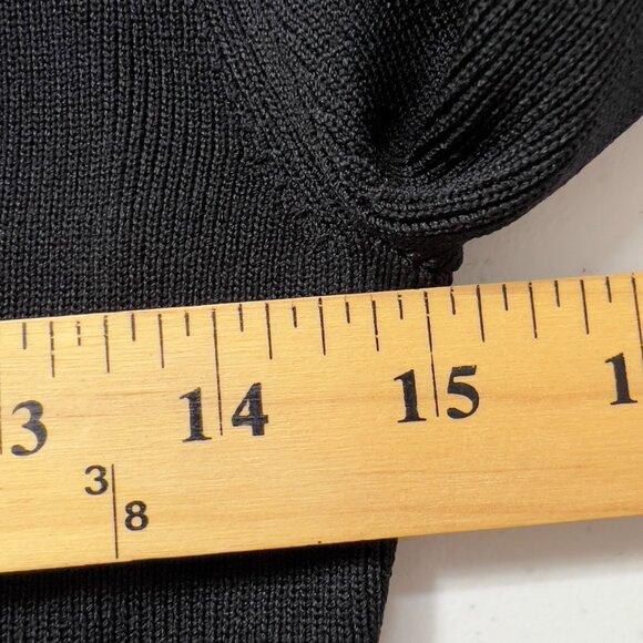 Sachin & Babi Violette Black Beaded Floral Long Sleeve Knit Cocktail Dress M NWT - Picture 10 of 11